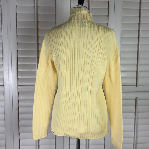 Lands End Sweater Size 14-16 100% Cotton - Picture 3 of 5